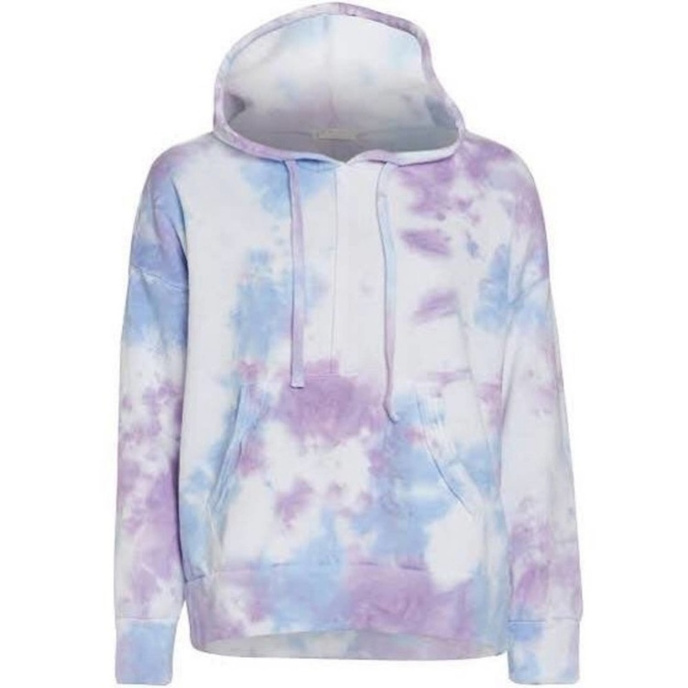 (A5) NEW Free People Movement Purple Tie Dye Work It Out Hoodie, Sz Small, NWOT - Picture 7 of 14